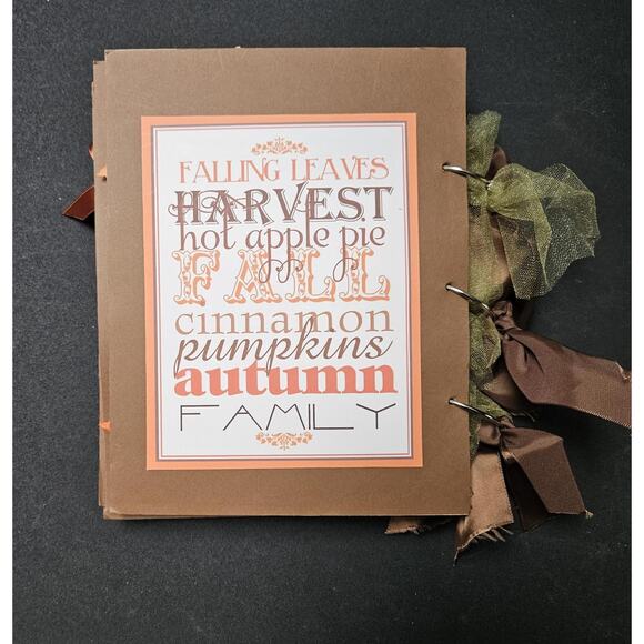 Craft Scrapbook - Gratitude Fall Harvest Journal - Never Used - Picture 6 of 6